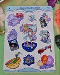 Cosmic Pop Breakfast Sticker Sheet