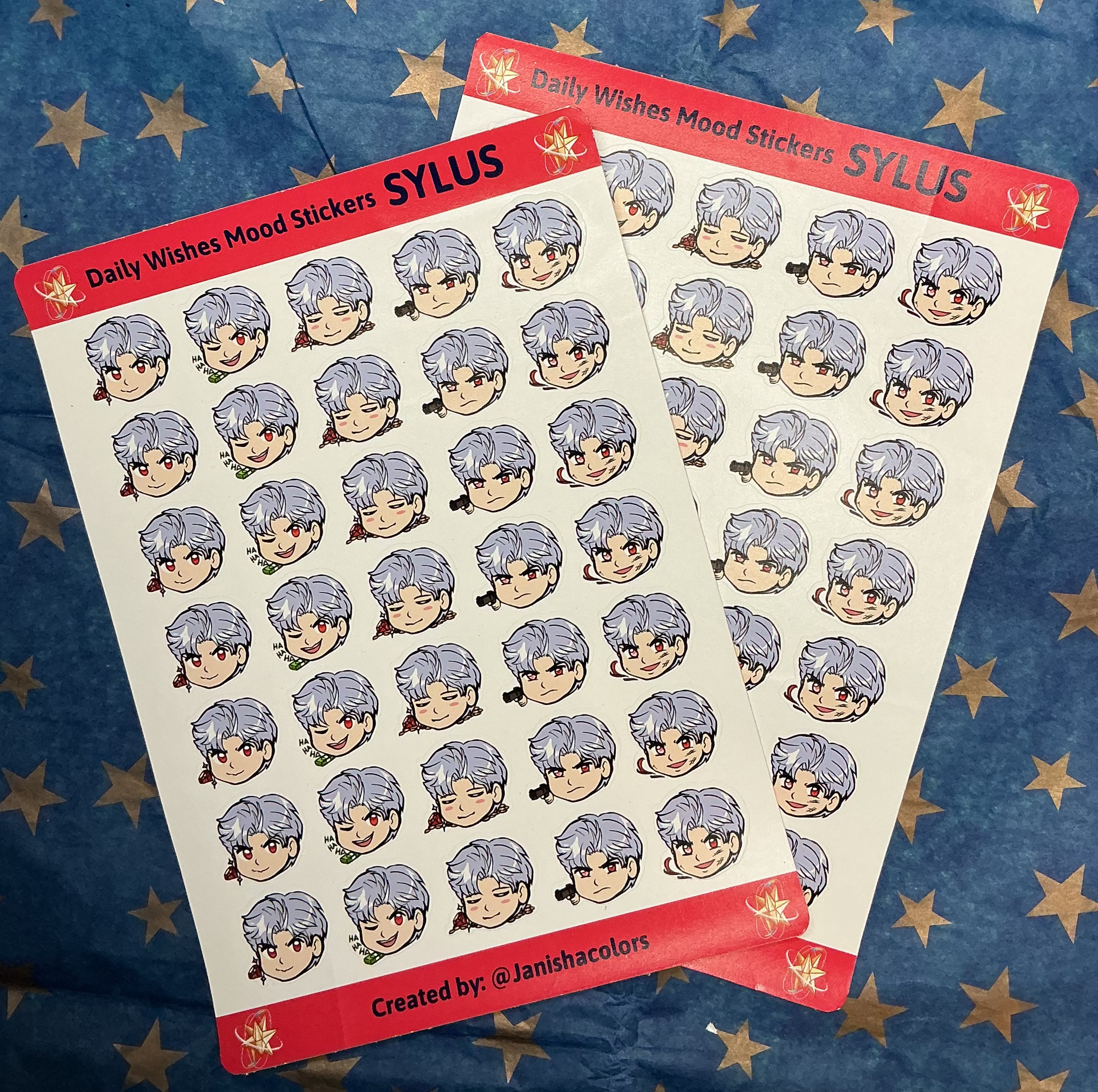 LADS Daily Wishes Mood Sticker Sheets