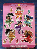 Magical Skater Girls Sticker Sheet