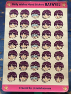 LADS Daily Wishes Mood Sticker Sheets