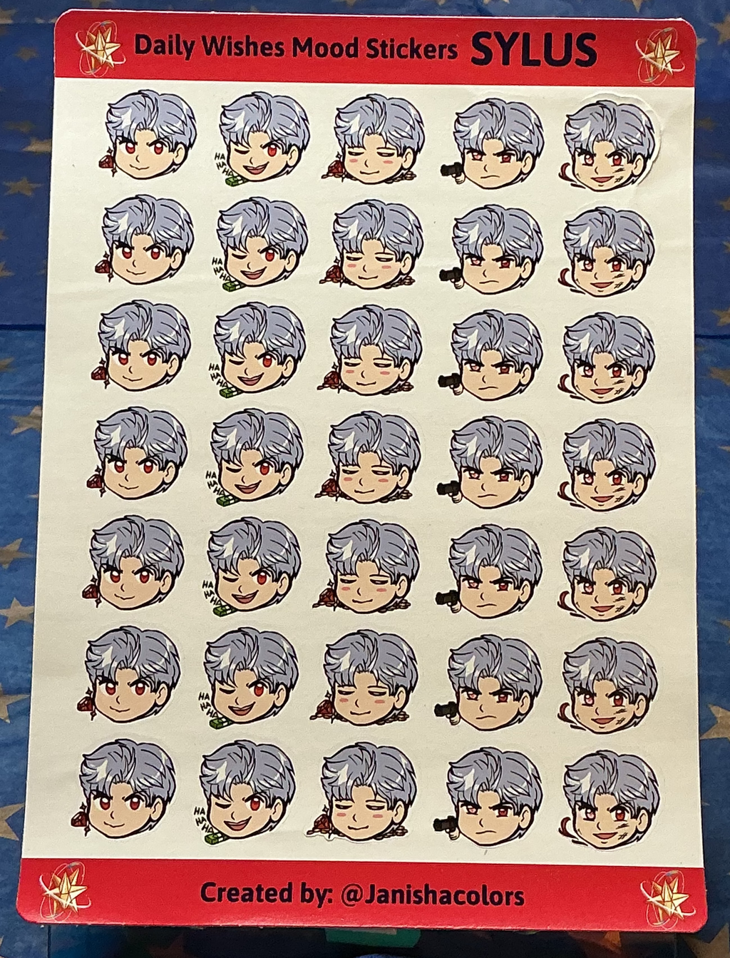 LADS Daily Wishes Mood Sticker Sheets