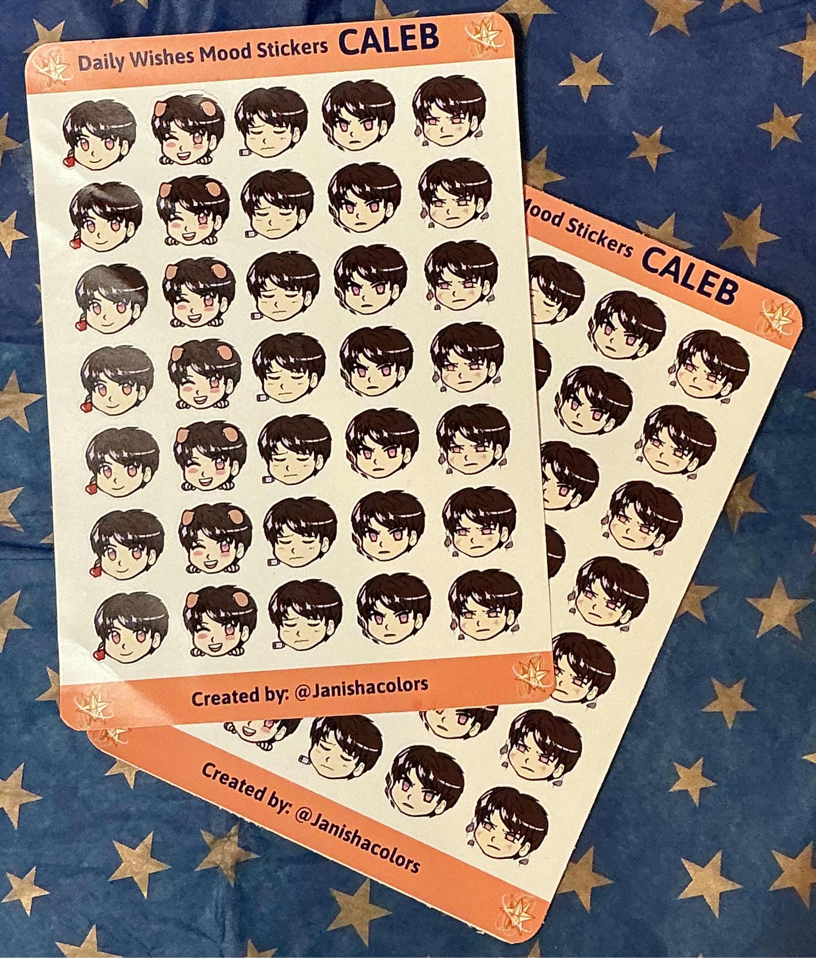 LADS Daily Wishes Mood Sticker Sheets