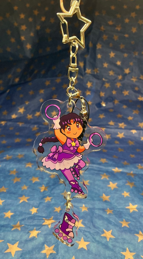 Magical Skater Girls Keychains