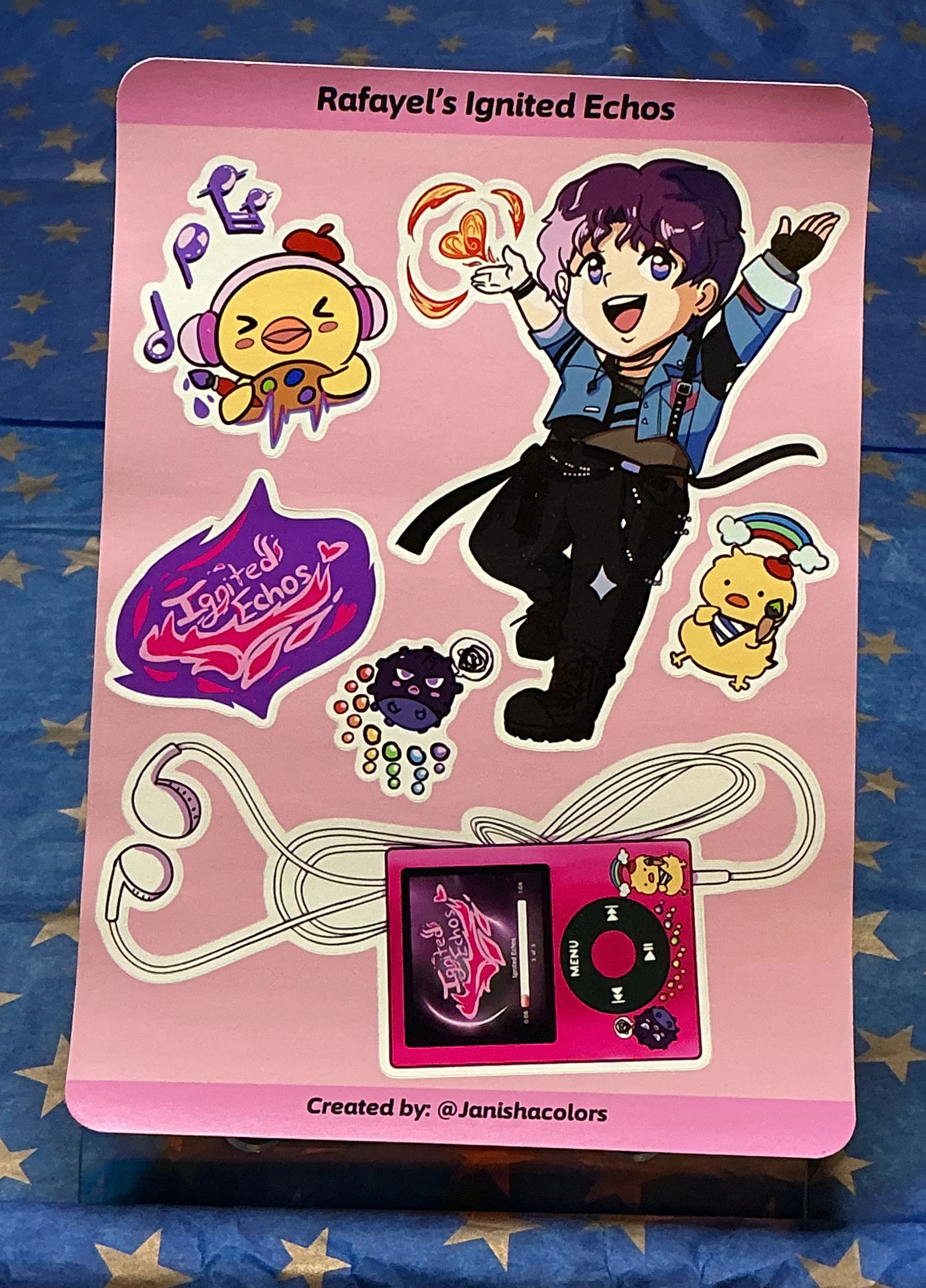 Ignited Echo's Sticker Sheet