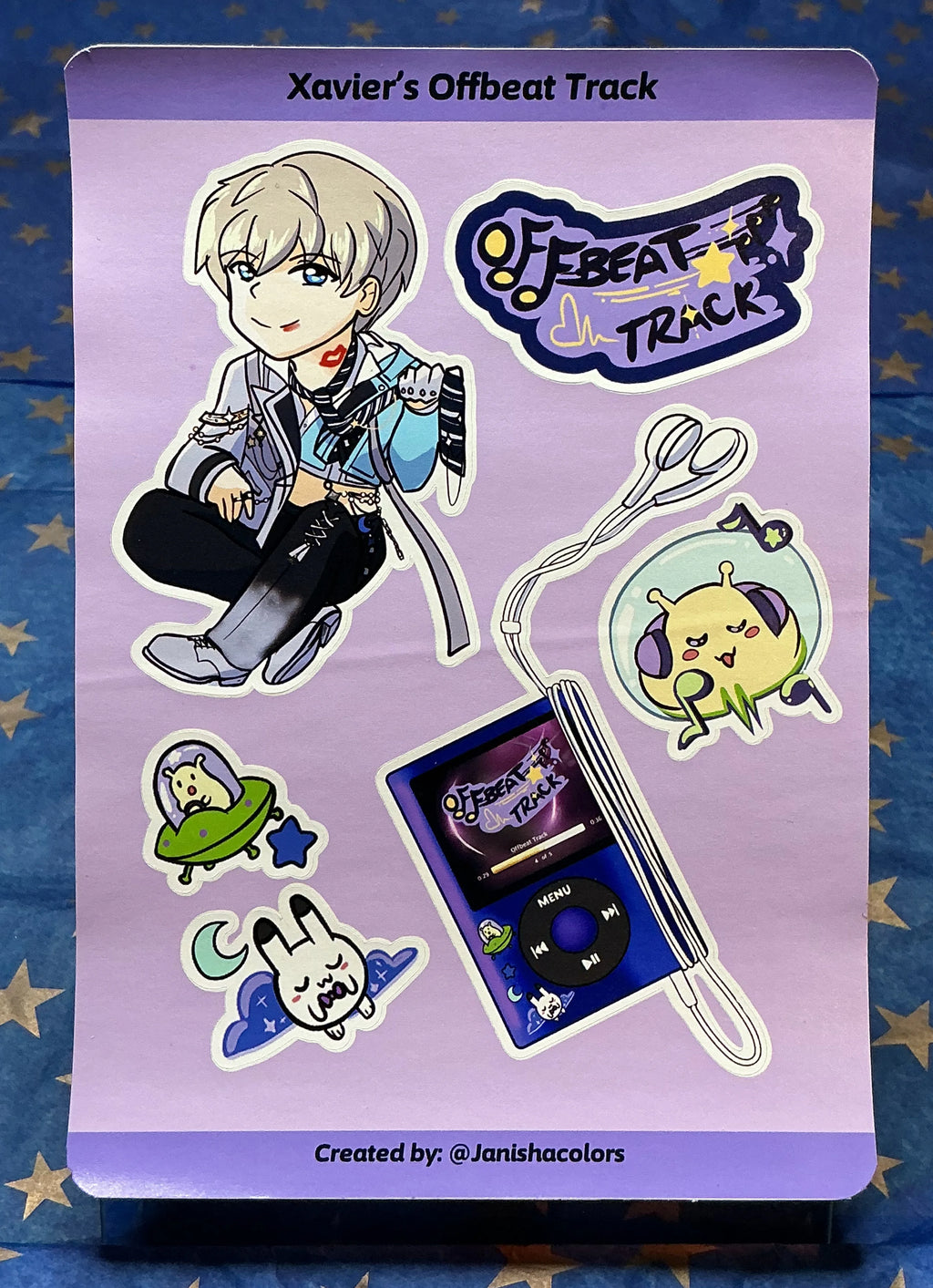 Off-Beat Track Sticker Sheet