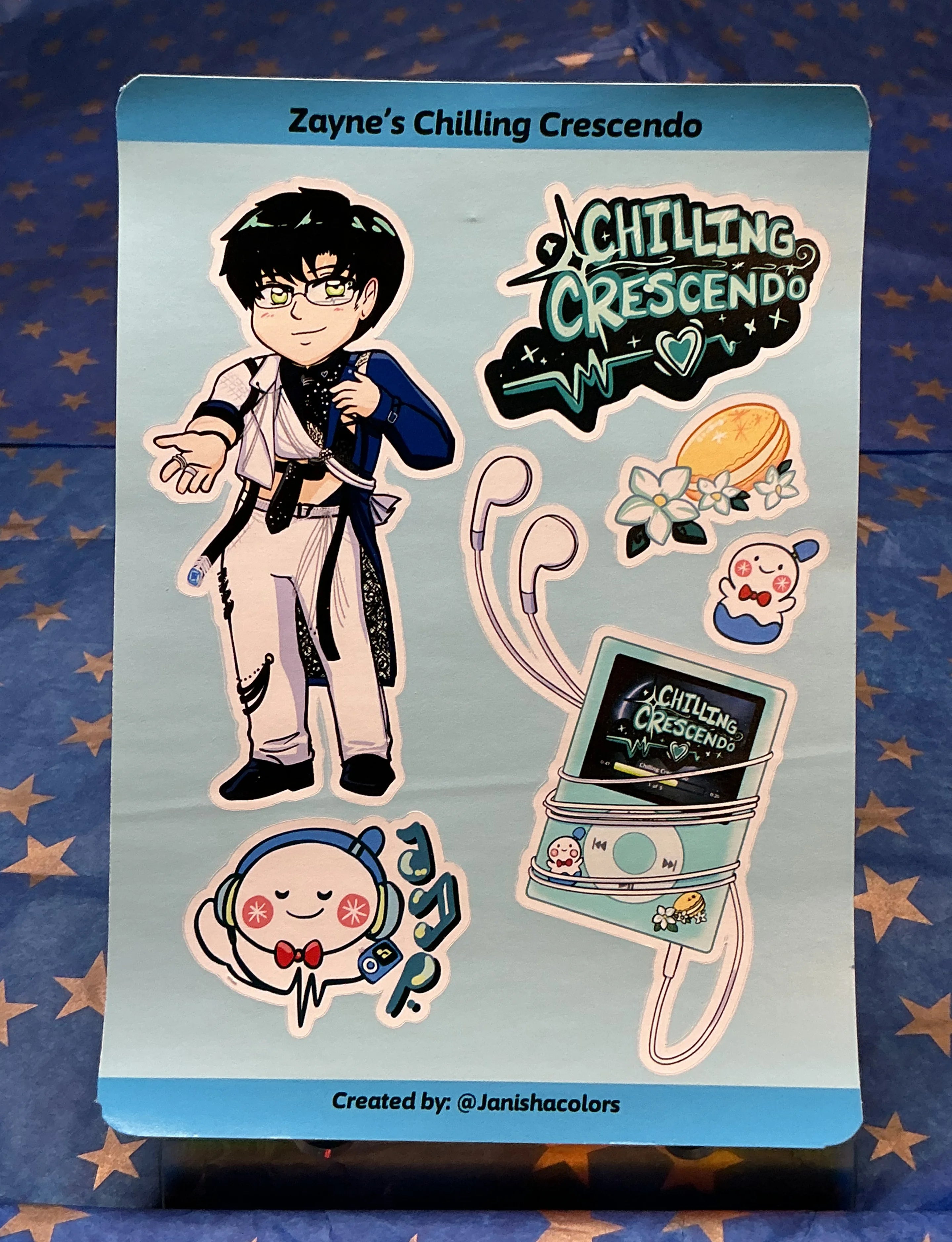 Chilling Crescendo Sticker Sheet